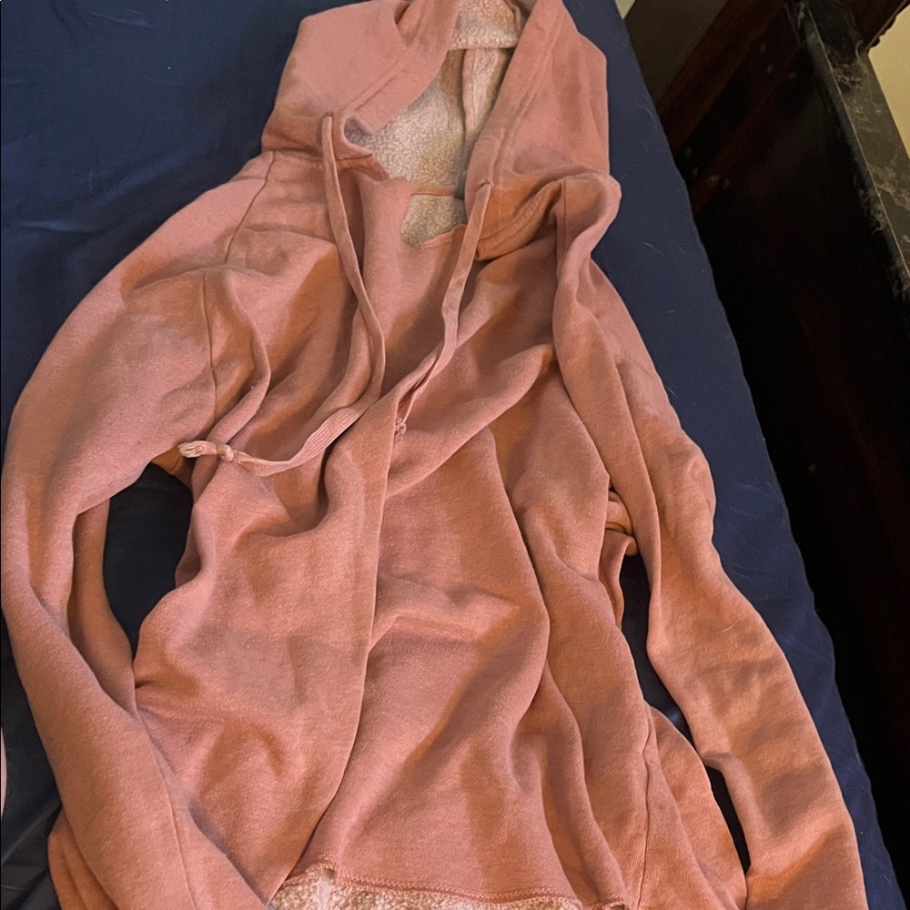 Cozy Pink Hooded Sweater